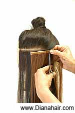 Cut the desired width of the Skin Extension with a scissor