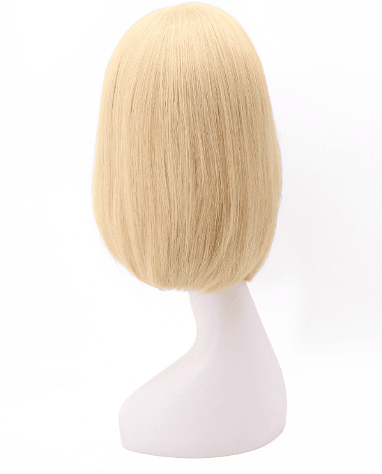 Hand Tied MONO Top Women’s Blonde Bob Wig With Lace front CH-MFJ151512_side look-back_look